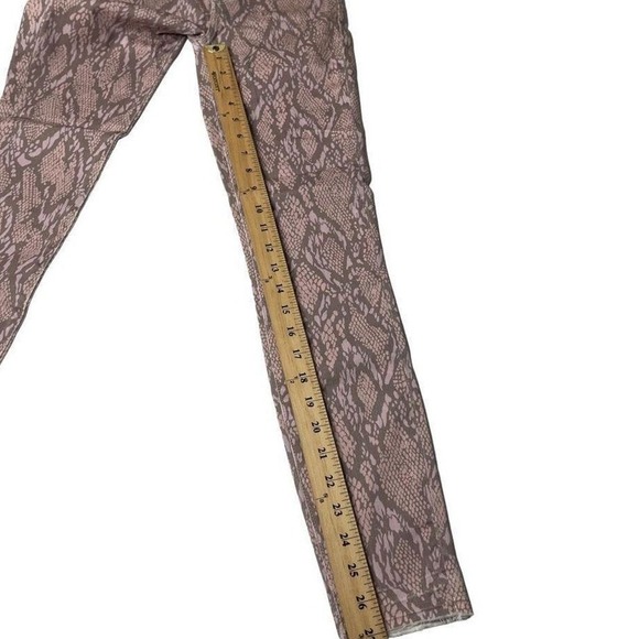 J Brand Alana Mid Rise Crop Skinny Ankle Photo‎ Ready Snake Print Jeans Size 23 - Picture 6 of 14